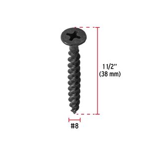 Blister con 14 tornillos multiusos #8, de largo de 1-1/2" de rosca completa. - FIERO