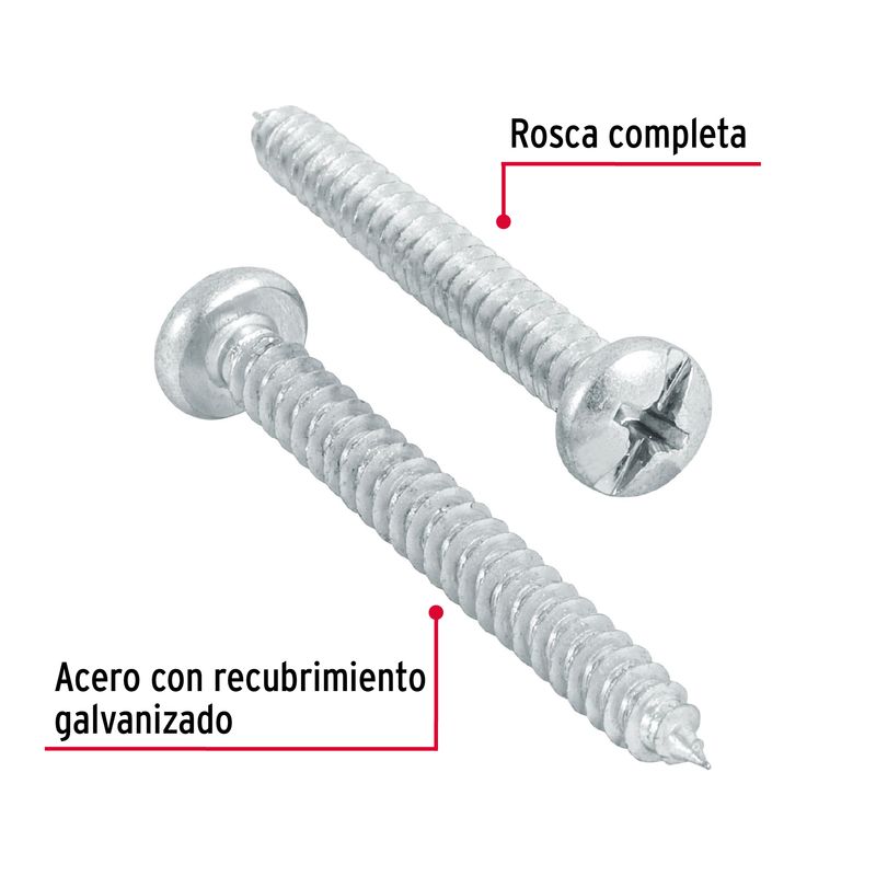 Blister-con-10-tornillos-autorroscables--8-de-largo-de-1-1-2--de-rosca-completa.