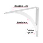 Pie-de-amigo-blanco-reforzado-de-8-x-10--con-diseño-de-barra-intermedia.