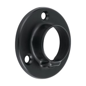Soporte de pared redondo con diámetro interno de 1" para tubo de closet redondo. - HERMEX