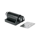 Tope-para-puertas-de-muebles-tipo-piston-magnetico-negro-con-sistema-de-presion.