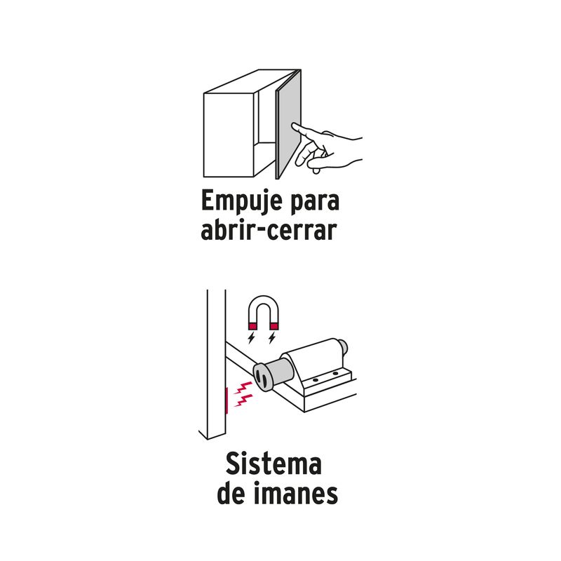 Tope-para-puertas-de-muebles-tipo-piston-magnetico-negro-con-sistema-de-presion.