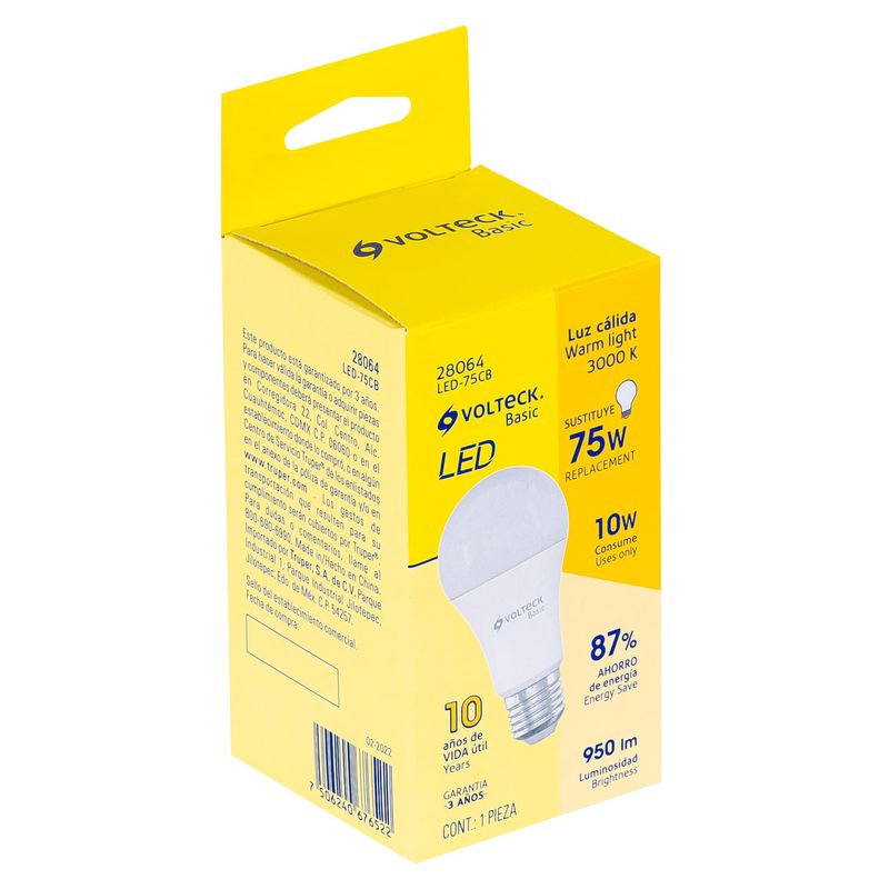 Foco-led-de-10W-calido