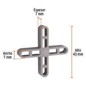 Cruceta de 7mm - TRUPER