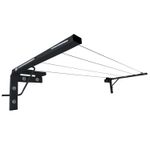Tendedero-Plegable-de-acero-Incluye-Kit-de-Instalacion-Gratis--Espacios-Grande-Mediano-Pequeño-Capacidad-24-m-Rango-6-m.