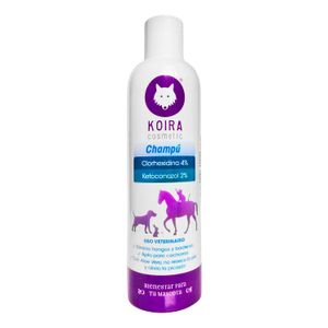 Shampoo con Clorhexida y Ketoconazol tratamiento hongos y bacterias - KIORA