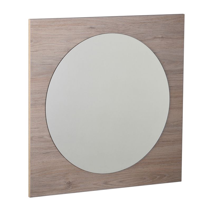 Espejo-para-baño-ecologico-redondo-con-marco-decorativo-de-75x75-cm-fabricado-en-MDP-tropical.