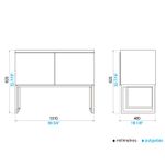 Mueble-al-piso-para-baño-para-lavabo-tocador-HELENA-100-CM.-Dos-puertas-abatibles-patas-metalicas.