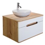 Mueble-suspendido-para-baño-CURVED-75-CM-blanco-mate---duna.-Para-lavabo-de-sobreponer.-Gaveta-inferior.