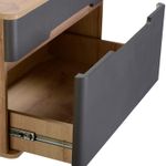 Mueble-suspendido-para-baño-CURVED-75-CM-gris-mate---duna.-Para-lavabo-de-sobreponer.-Gaveta-inferior.