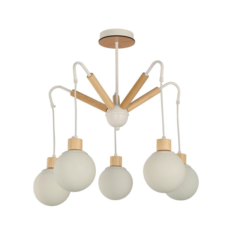 Lampara-colgante-BlancaANCO-de-5-luces-con-base-tipo-E27-Potencia-de-40-Watts