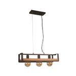 Lampara-colgante-BRONCE-de-3-luces-con-base-tipo-E27-Potencia-de-60-Watts