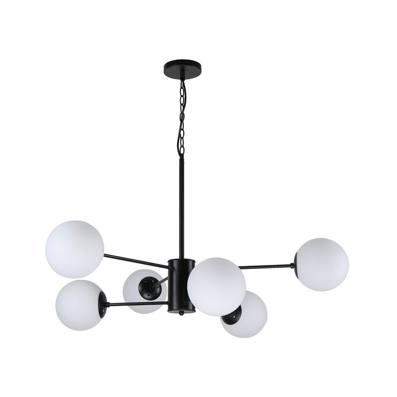 Lampara-colgante-NEGRO-6L-con-base-tipo-E27-Potencia-de-40-Watts