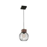 Lampara-colgante-NEGRO-de-1-luz-con-base-tipo-E27-Potencia-de-40-Watts