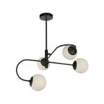 Lampara-colgante-NEGRO-de-4-luces-con-base-tipo-E27-Potencia-de-40-Watts