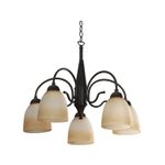 Lampara-colgante-tipo-clasica-21-de-color-negro-con-dorada-de-5-luces-Potencia-de-60-Watts-con-base-tipo-E27-BR