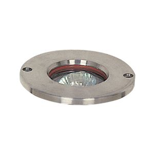 Lámpara de piso para exteriores NIQUEL SATIN de 1 luz Potencia de 50 Watts - LUMICENTRO