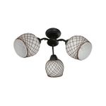 Lampara-de-techo-NEGRO-de-3-luces-con-base-tipo-E27-Potencia-de-40-Watts