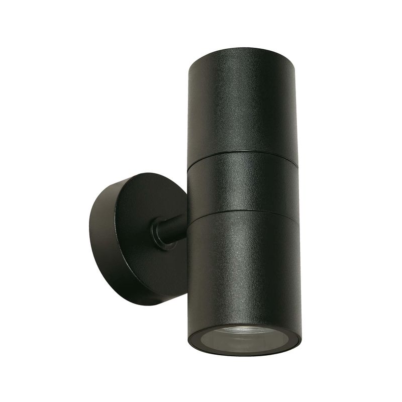Lampara-exterior-de-pared-NEGRO-de-2-luces-Potencia-de-7-Watts