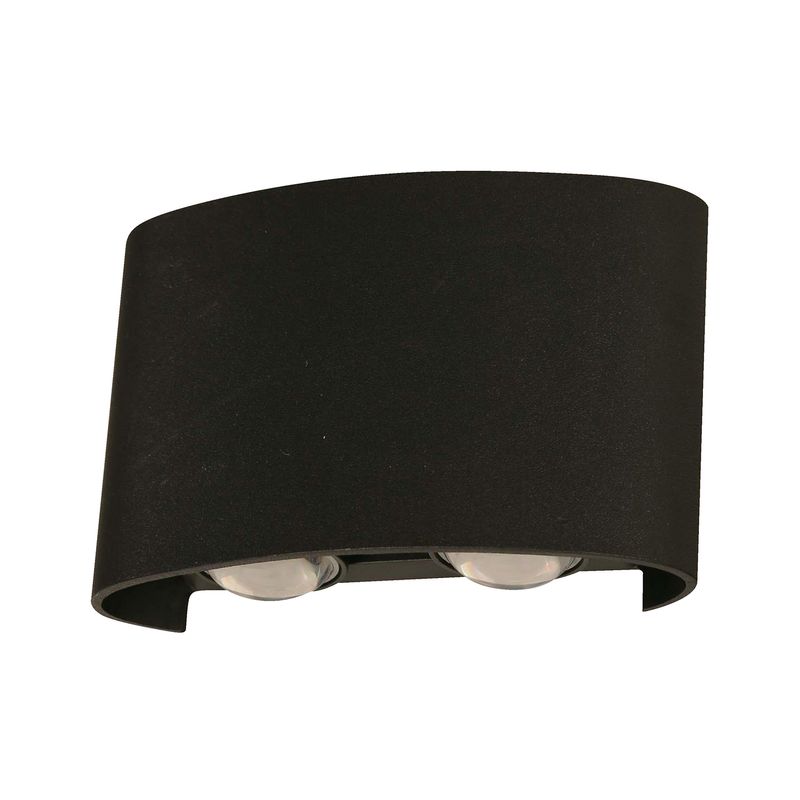 Lampara-LED-de-pared-NEGRO-de-2-luces-Potencia-de-4-Watts-3000K