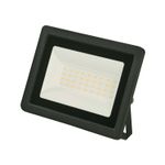 Reflector-LED-exterior-negro-de-luz-amarilla