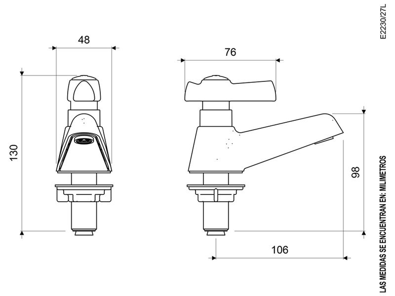 Llave-para-Lavabo-Linea-Fiori-Lever