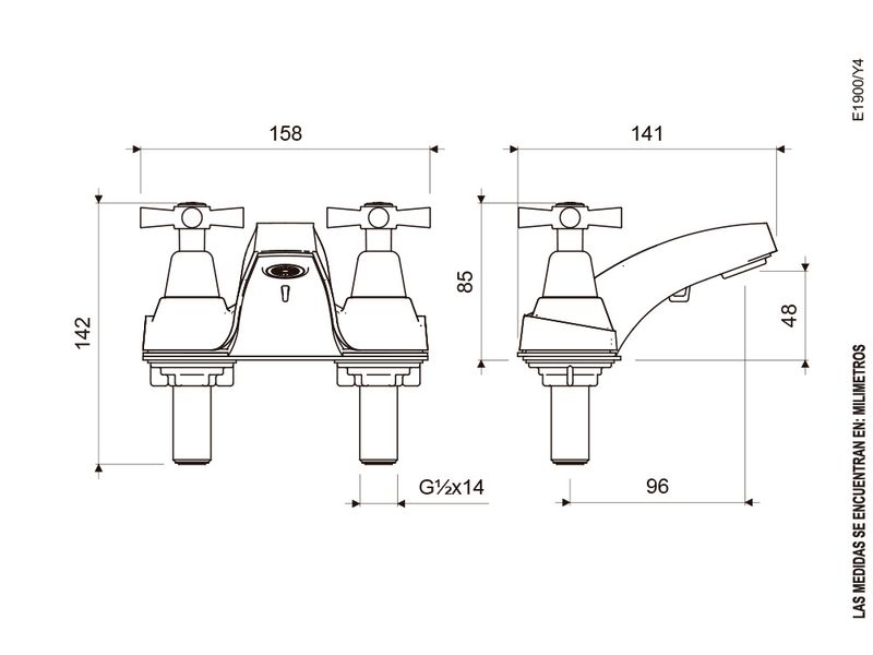 Juego-Centerset-4--para-Lavabo-Linea-Crux
