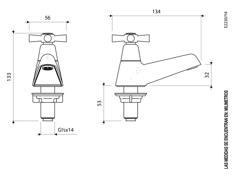 Llave-para-Lavabo-Linea-Crux
