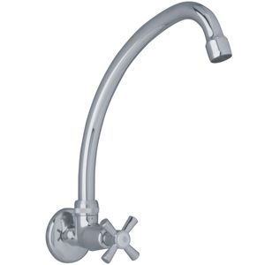 Llave de Pared con Pico Alto Plus para Cocina Línea Crux - FV