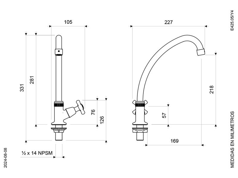 Llave-con-Pico-Bar-para-Cocina-Linea-Crux