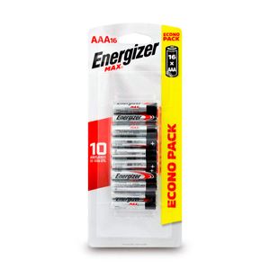 Pila alcalina tipo AAA de 1.5 V; pack x 16 - ENERGIZER