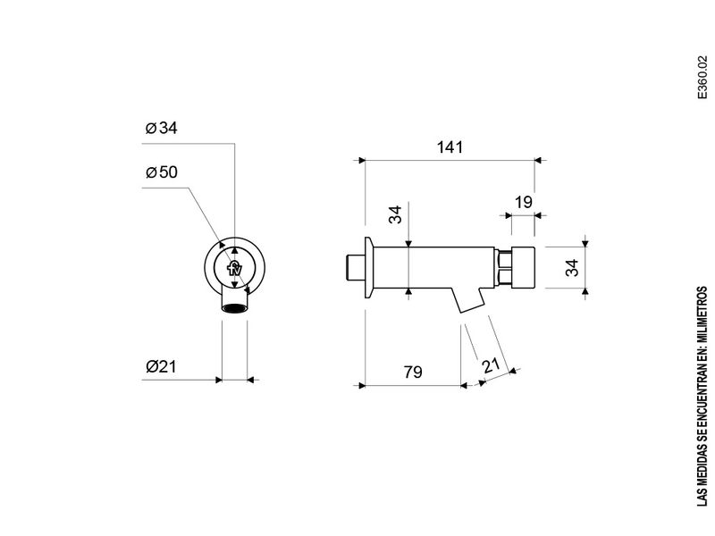 Llave-Automatica-Ecomatic-de-Pared-para-Lavabo