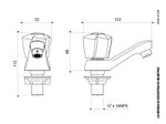 Llave-para-Lavabo-Linea-Euro-Style
