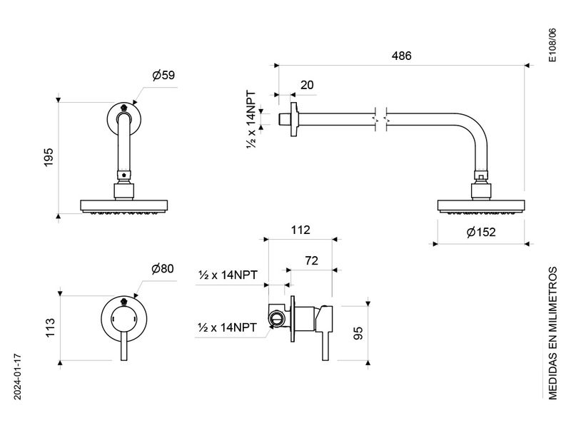 Juego-Monocomando-para-Ducha-Linea-Scala-Lever
