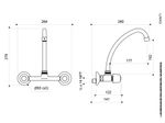 Juego-con-Mezcladora-Externa-de-Pared-para-Cocina-Linea-Capri