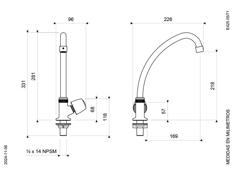 Llave-con-Pico-Bar-para-Cocina-Linea-Capri