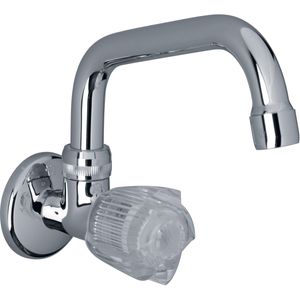 Llave de Pared con Pico Alto para Cocina Línea Euro Style - FV