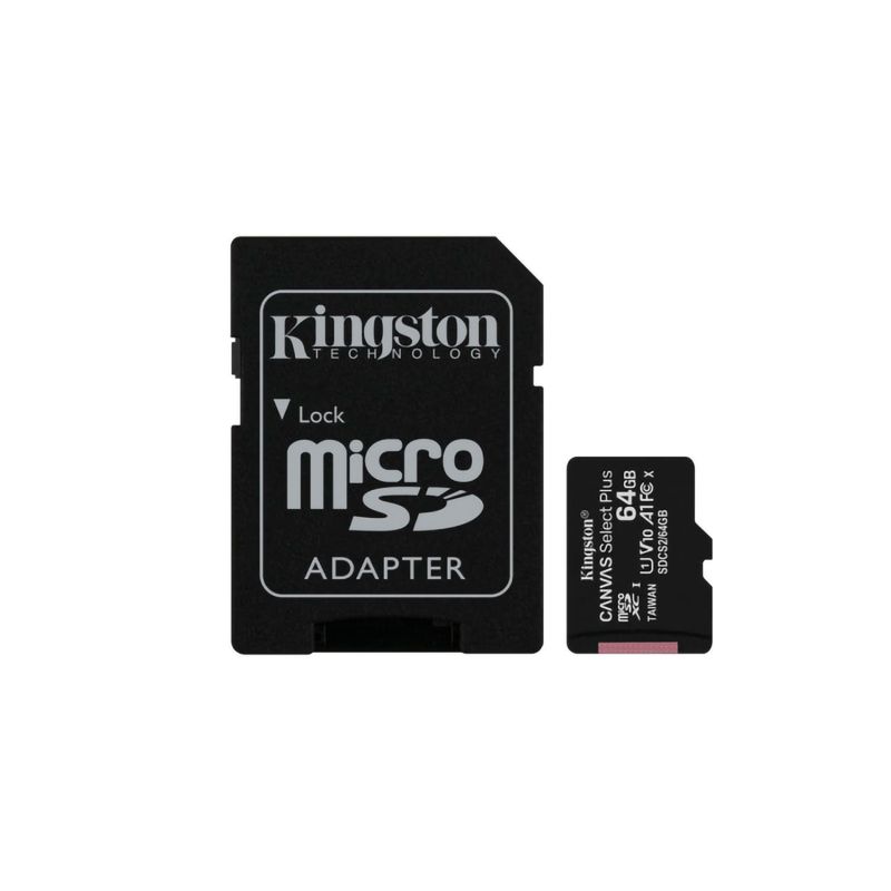 Memoria-micro-SD-card-64GB-con-velocidad-Clase-10-A1--100MB-s.