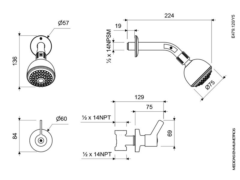 Llave-Campanola-con-Ducha-Linea-Treviso