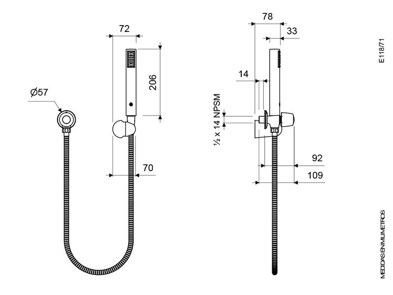 Llave-Individual-con-Ducha-Manual-Linea-Capri