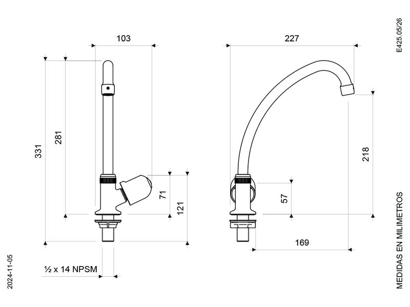 Llave-con-Pico-Bar-para-Cocina-Linea-Lumina