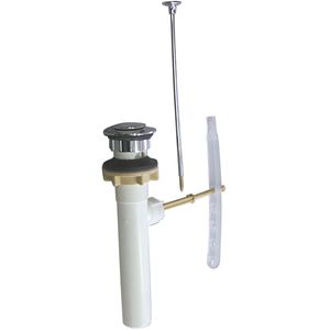 Desagüe de Resina Plástica con Pistón Automático para Lavabo - Medida 1 1/4" - FV