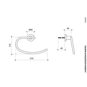 Toallero de Aro Linea Libby - FV