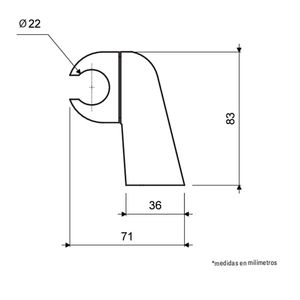 Soporte para Ducha Manual - FV