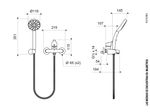 Juego-Monocomando-Externo-para-Ducha-y-Tina-Linea-Flow