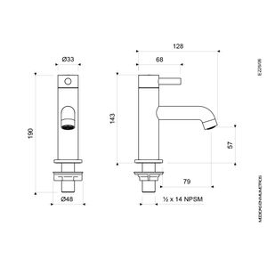 Llave Plus para Lavabo Línea Scala Lever - FV