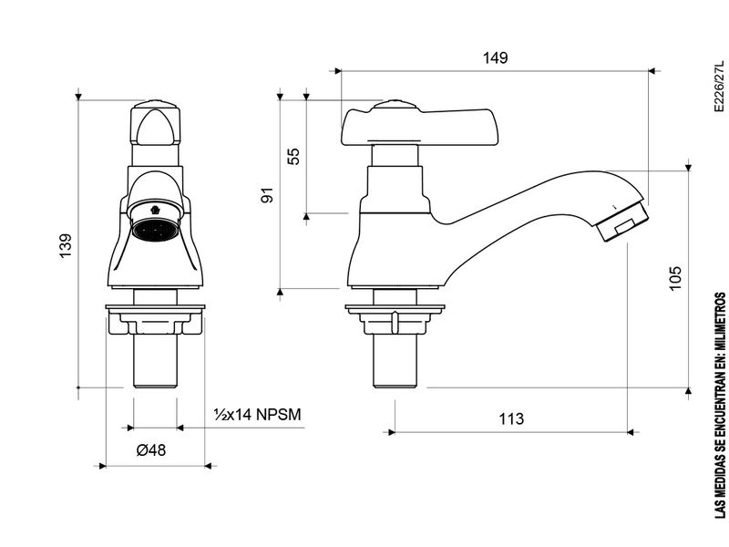 Llave-Plus-para-Lavabo-Linea-Fiori-Lever