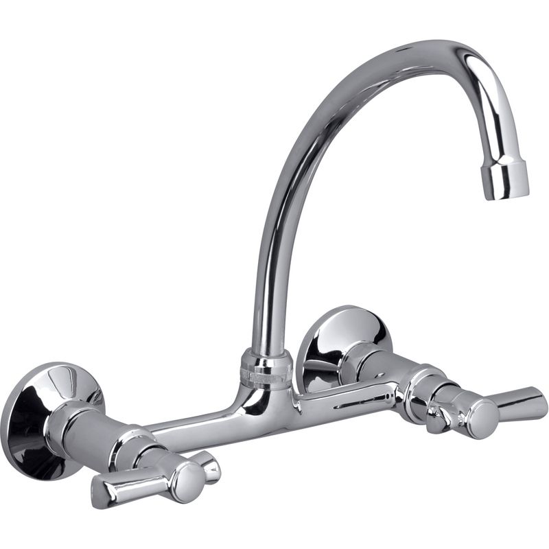 Juego-con-Mezcladora-Externa-de-Pared-para-Cocina-Linea-Fiori-Lever
