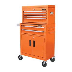 Gabinete metálico para herramientas, 6 cajones, 2 compartimentos - TRUPER