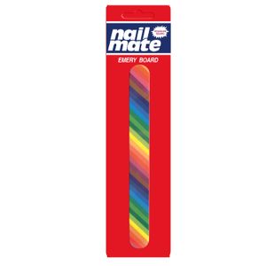 Lima de uñas RAINBOW en blister. - NAIL MATE